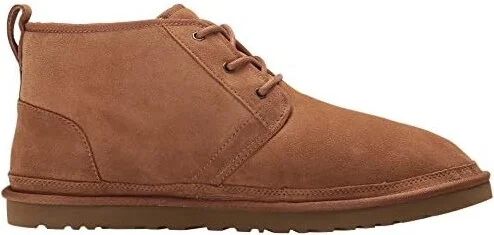 UGG Neumel Men's Lace up casual Shoes Chestnut Twinface : 5 D - Medium, Full Grain leather/Suede - Image 7