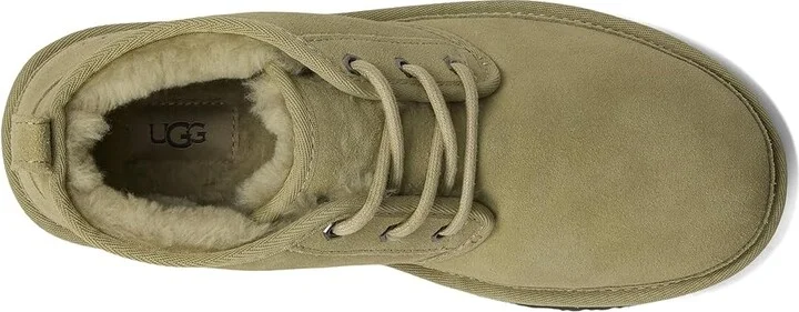 UGG Neumel Men's Lace up casual Shoes Muted Brass/Magnolia Leaf : 5 D - Medium, Full Grain leather/Suede - Image 2