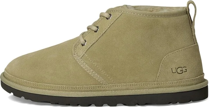 UGG Neumel Men's Lace up casual Shoes Muted Brass/Magnolia Leaf : 5 D - Medium, Full Grain leather/Suede - Image 6
