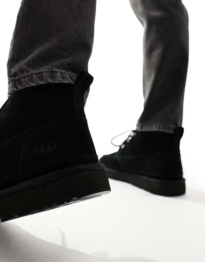 UGG Neumel moc boots in black - Image 2