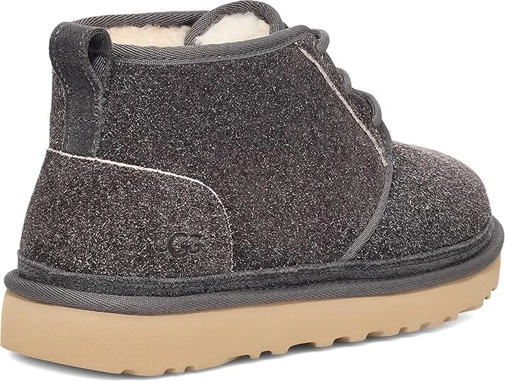 UGG Neumel Shaggy Suede Men's Boots Dark Grey : 7 D - Medium - Image 4