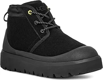 UGG Neumel Weather Hybrid Men's Shoes Black/Black : 10 D - Medium, Suede