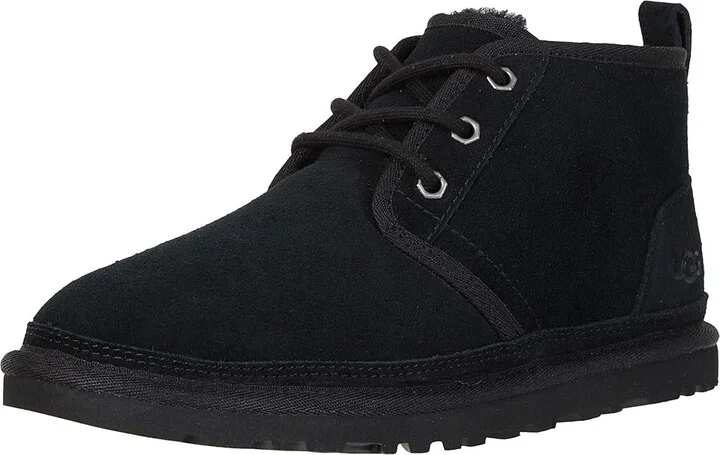 UGG Neumel Women's Lace up casual Shoes Black : 6 B - Medium, Suede - Image 2