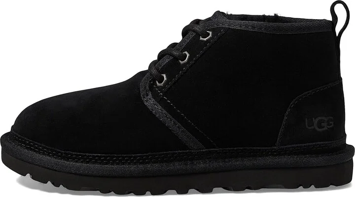 UGG Neumel Women's Lace up casual Shoes Black : 6 B - Medium, Suede - Image 6