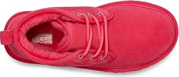 UGG Neumel Women's Lace up casual Shoes Pink Glow : 6 B - Medium, Leather/Suede/Wool - Image 2