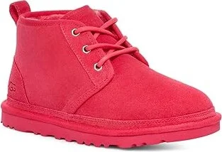 UGG Neumel Women's Lace up casual Shoes Pink Glow : 6 B - Medium, Leather/Suede/Wool