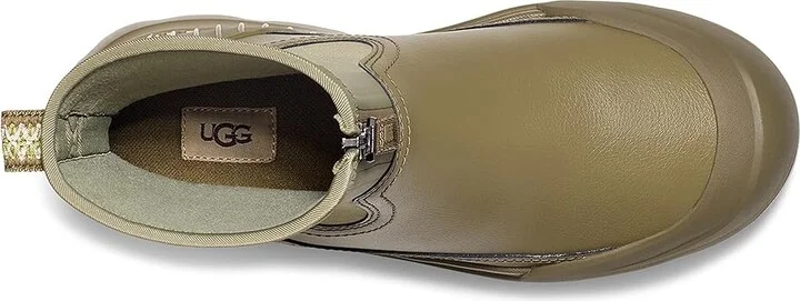UGG Neumel X Zip Women's Boots Burnt Olive/Shaded Clover : 8.5 B - Medium, Leather - Image 2