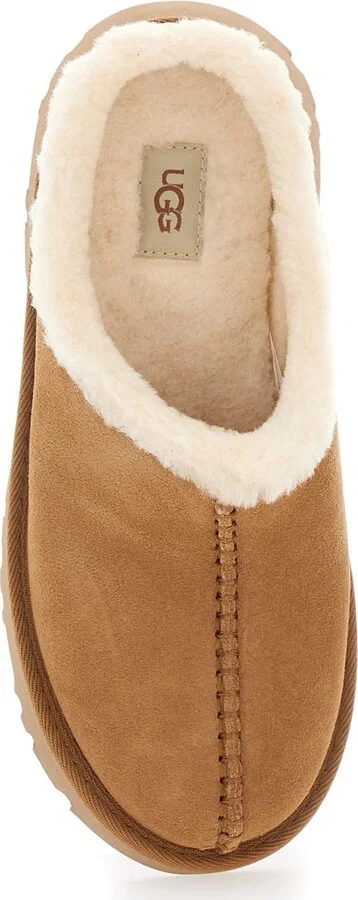 Ugg New Height Mule With Brown Suede Women's Embossed Stitching Detail - Image 4