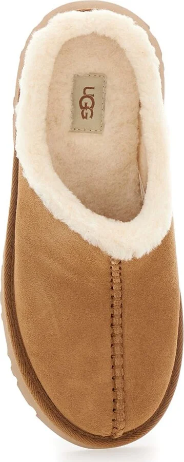 UGG ‘New Height' Mule With Brown Suede Women'S Embossed Stitching Detail - Image 4