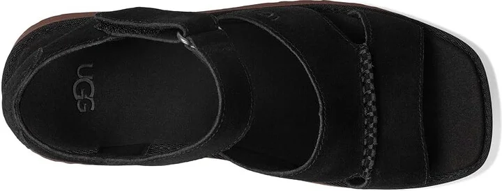 UGG New Heights Ankle Strap Women's Sandals Black : 8.5 B - Medium, Suede - Image 2