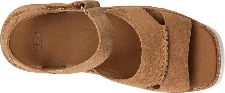 UGG New Heights Ankle Strap Women's Sandals Chestnut : 10 B - Medium, Suede - Image 2