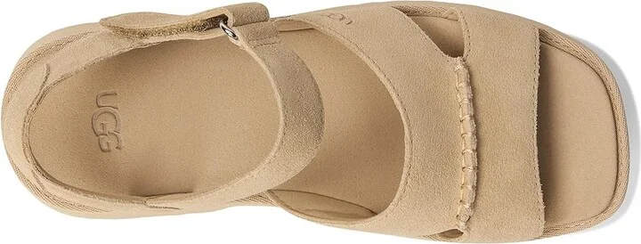 UGG New Heights Ankle Strap Women's Sandals Mustard Seed : 11 B - Medium, Suede - Image 2