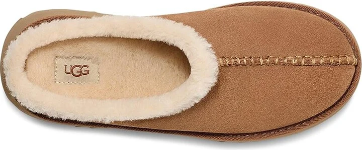 UGG New Heights Cozy Clog Women's Shoes Chestnut : 12 B - Medium, Suede/Wool - Image 2