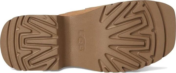 UGG New Heights Slide Women's Sandals Chestnut : 9 B - Medium, Suede - Image 3