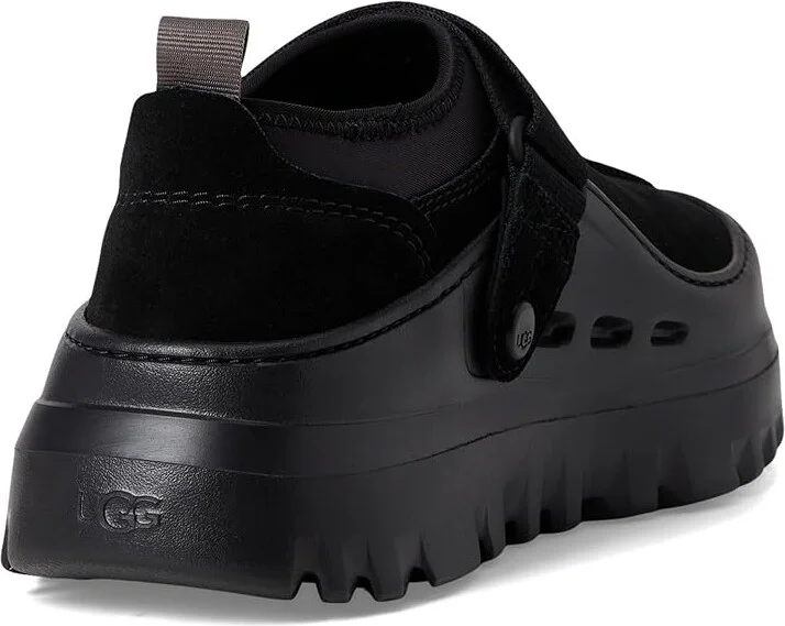 UGG Peakmod Lowcut Men's Shoes Black/Black : 15 D - Medium, Neoprene/Suede - Image 4