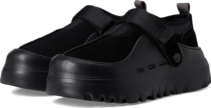 UGG Peakmod Lowcut Men's Shoes Black/Black : 15 D - Medium, Neoprene/Suede