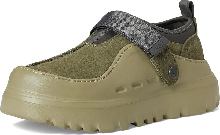 UGG Peakmod Lowcut Men's Shoes Dark Olive/Moss Green : 8 D - Medium, Neoprene/Suede - Image 5
