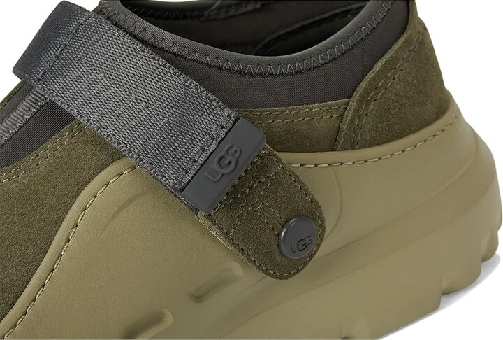 UGG Peakmod Lowcut Men's Shoes Dark Olive/Moss Green : 8 D - Medium, Neoprene/Suede - Image 7