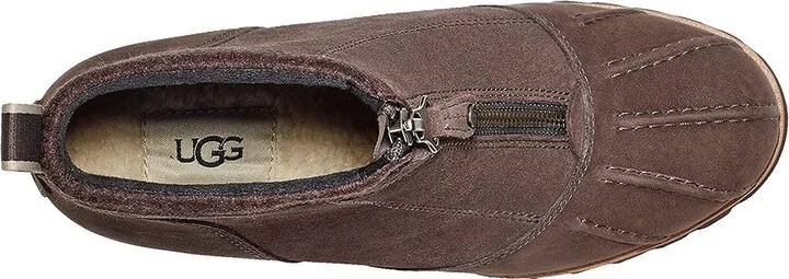 UGG Reggie Women's Shoes Thunder Cloud Leather : 12 B - Medium - Image 2