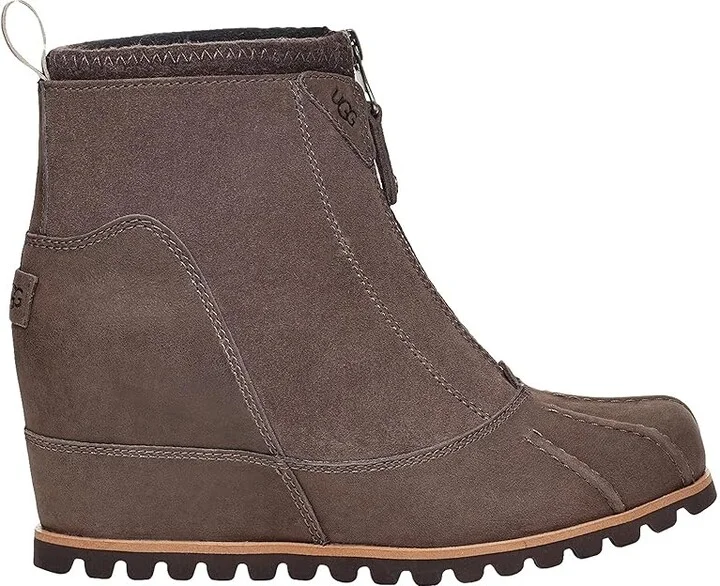 UGG Reggie Women's Shoes Thunder Cloud Leather : 12 B - Medium - Image 6