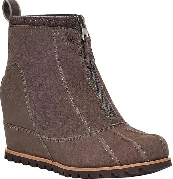 UGG Reggie Women's Shoes Thunder Cloud Leather : 12 B - Medium