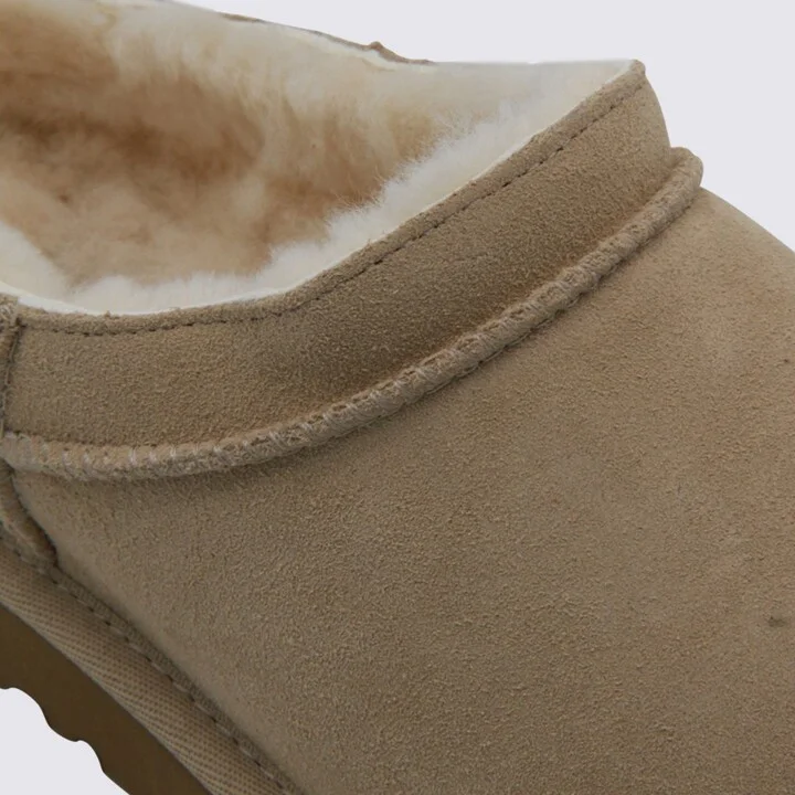 UGG Sand Leather Flats - Image 4