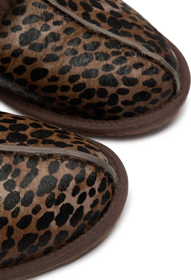 Ugg Scuffette Caspian Printed Calf-hair Slippers - Image 3