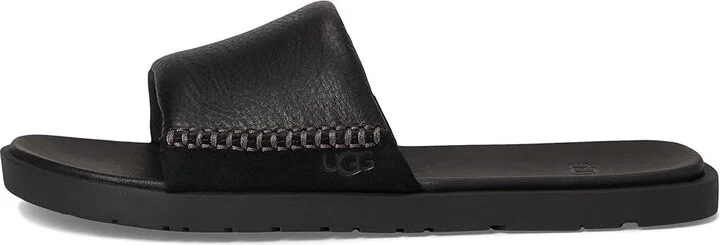 UGG Seasdie II slide Men's Sandals Black : 10 D - Medium, Suede - Image 6
