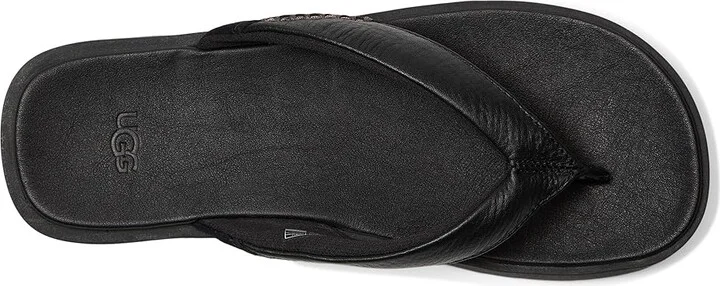 UGG Seaside II Flip Men's Sandals Black : 11 D - Medium - Image 2