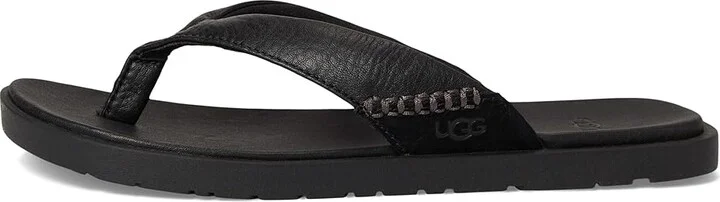 UGG Seaside II Flip Men's Sandals Black : 11 D - Medium - Image 6