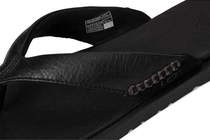 UGG Seaside II Flip Men's Sandals Black : 11 D - Medium - Image 7