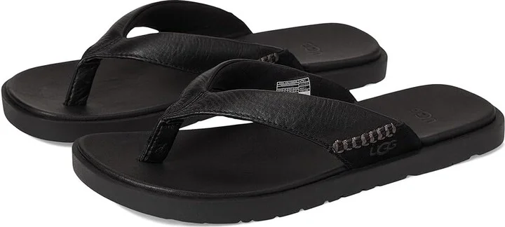 UGG Seaside II Flip Men's Sandals Black : 11 D - Medium