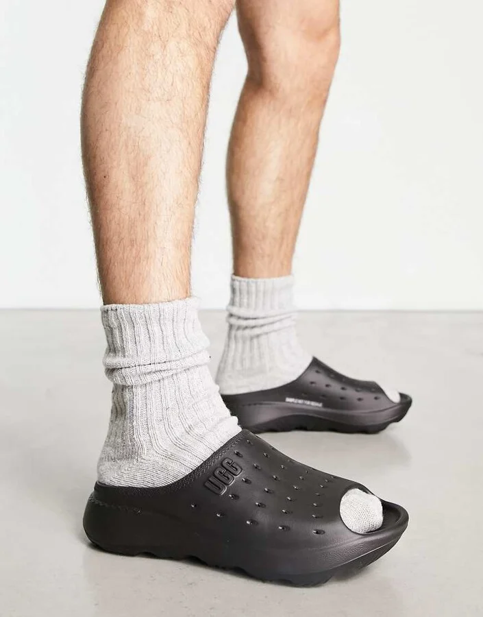 UGG slide it molded clogs in black - Image 4
