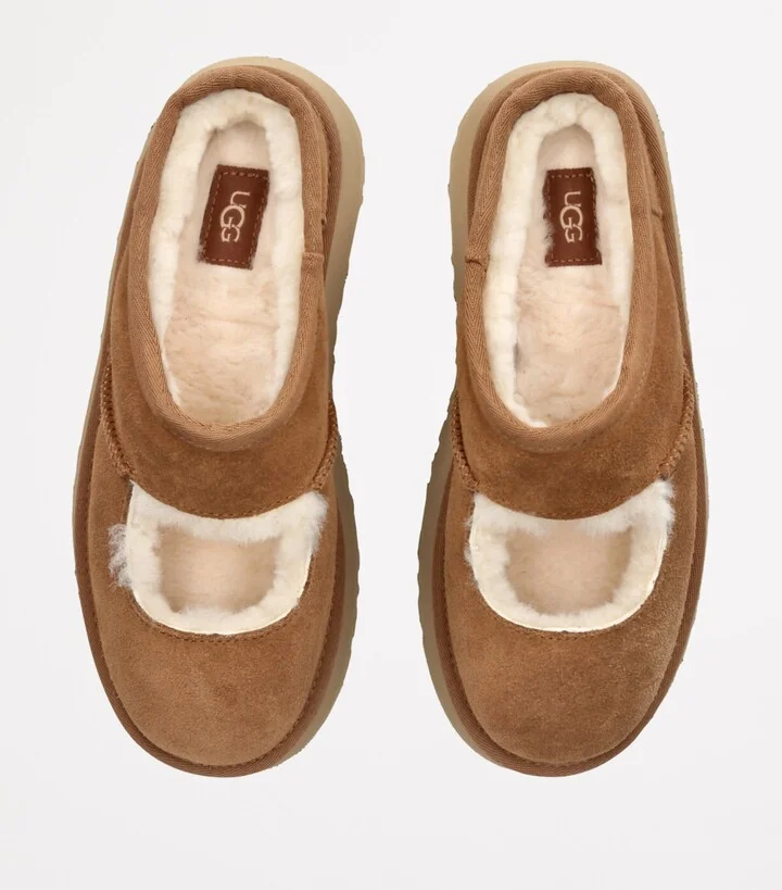 UGG Suede Bea Mary Jane Slippers - Image 4