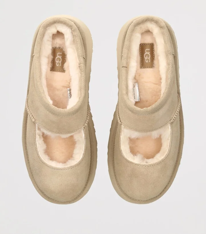 UGG Suede Bea Mary Jane Slippers - Image 4