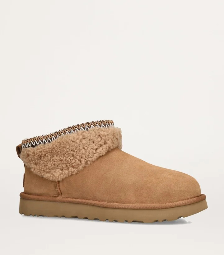 UGG Suede Classic Ultra Mini Flatform Boots 30 - Image 3