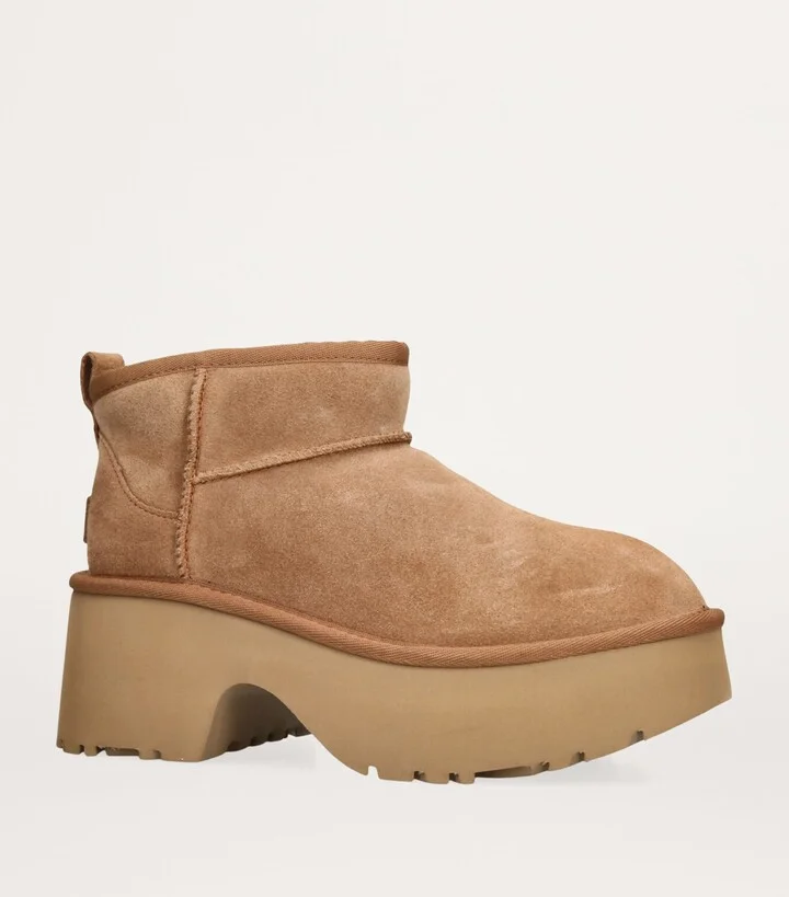 UGG Suede Classic Ultra Mini New Heights Boots 70 - Image 3