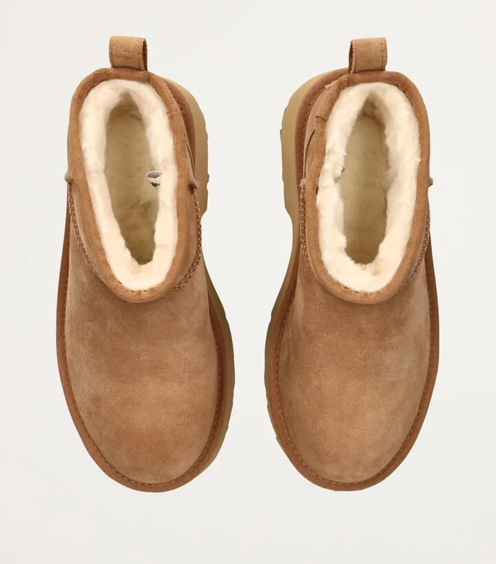 UGG Suede Classic Ultra Mini New Heights Boots 70 - Image 4