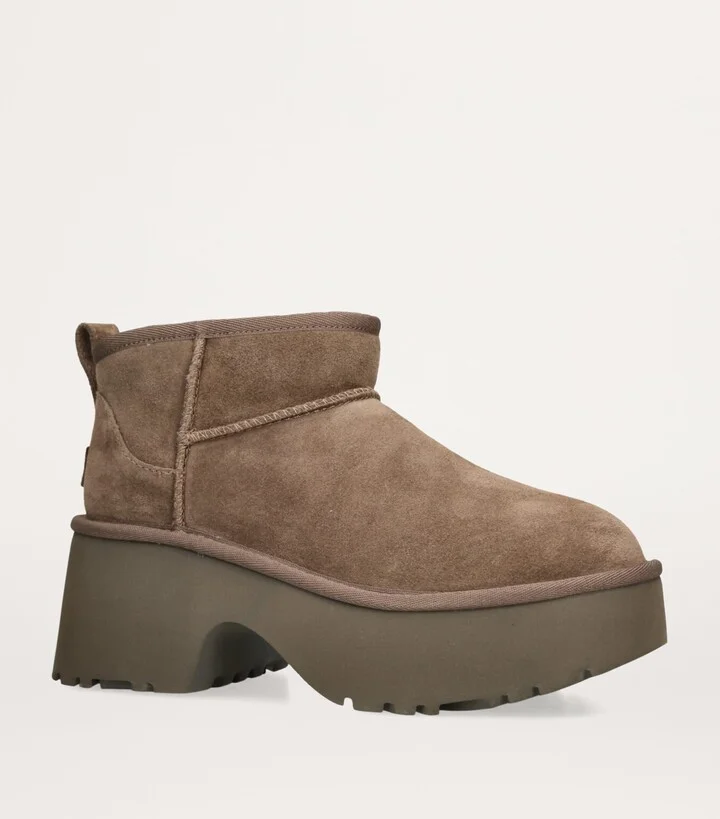 UGG Suede Classic Ultra Mini New Heights Boots 70 - Image 3