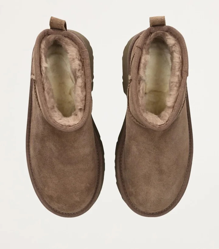 UGG Suede Classic Ultra Mini New Heights Boots 70 - Image 4
