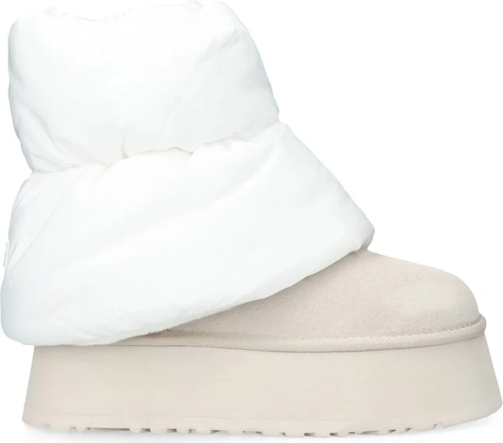 UGG Suede Mini Dipper Puffer Boots 50