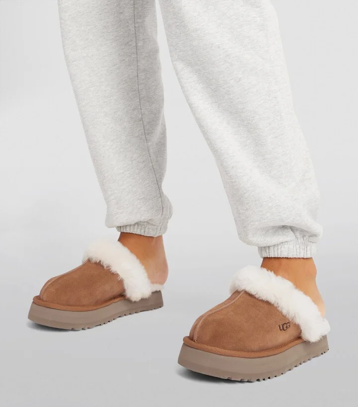 UGG Suede Platform Slippers - Image 2