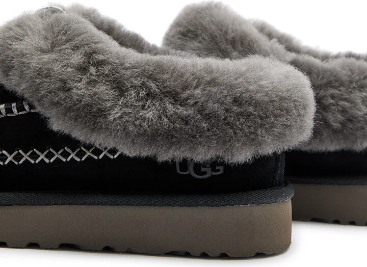 Ugg Tasman Alpine Suede Flatform Slippers - Image 8