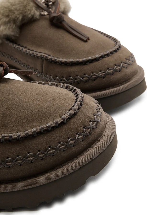 Ugg Tasman Alpine Suede Flatform Slippers - Image 11