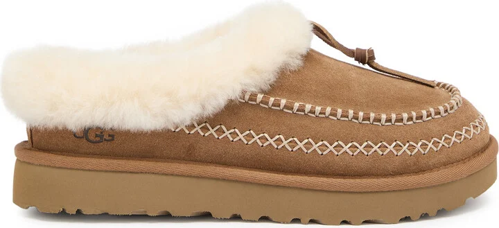 Ugg Tasman Alpine Suede Flatform Slippers