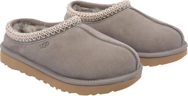 UGG 'Tasman' Grey Suede Slippers - Image 2
