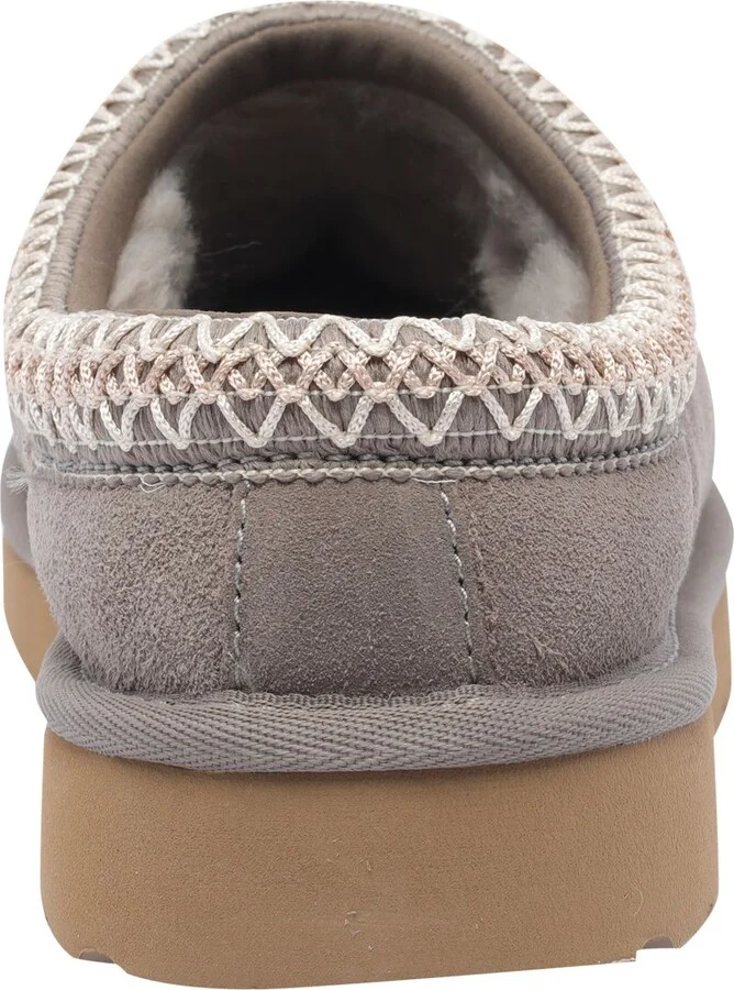 UGG 'Tasman' Grey Suede Slippers - Image 4