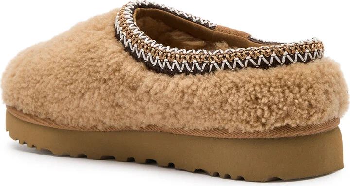 Ugg Tasman Maxi Curly Shearling Flatform Slippers - Image 2