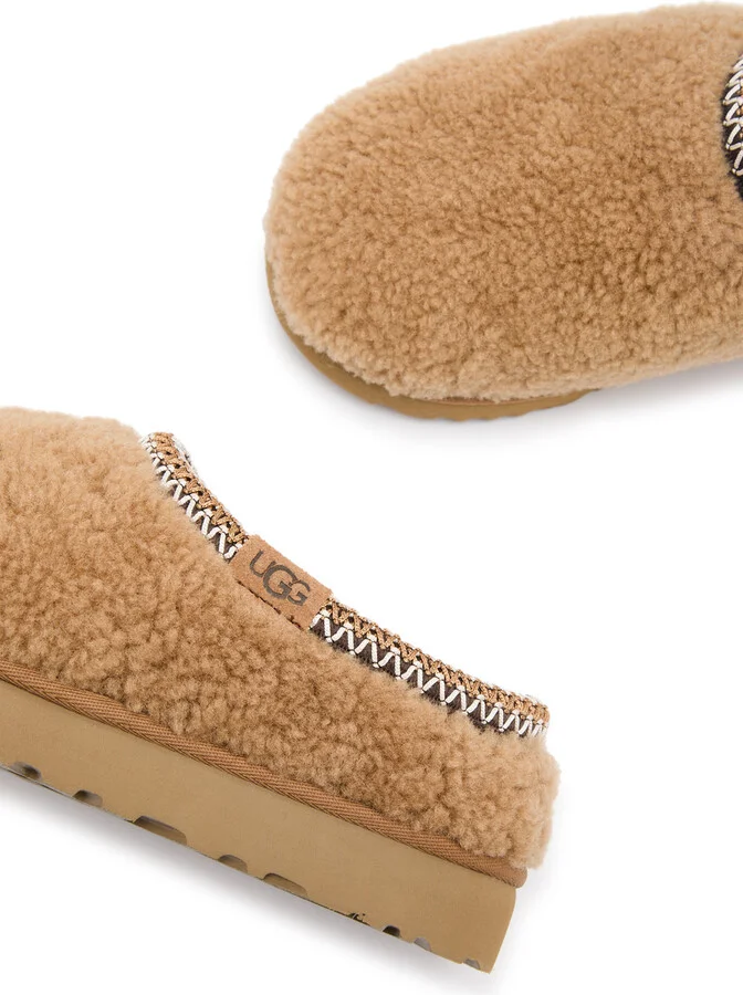 Ugg Tasman Maxi Curly Shearling Flatform Slippers - Image 3