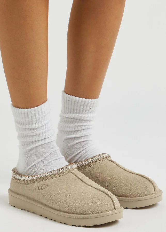 Ugg Tasman Suede Flatform Slippers - Image 8
